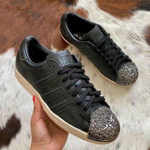 Adidas Superstar 80’s Black 3D Metal Toe 7.5